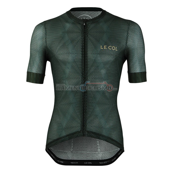 Abbigliamento Ciclismo Le Col Manica Corta 2020 Scuro Verde